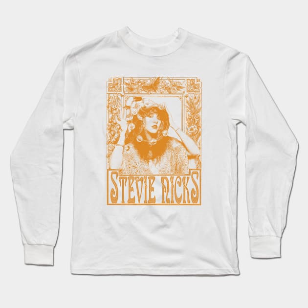 Stevie Nicks Long Sleeve T-Shirt by HARDER.CO